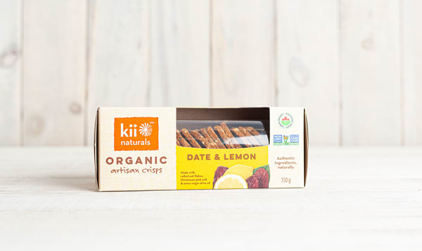 Kii Naturals Organic Date Lemon Crisps 150g Shop At Spud Ca Kii Naturals Organic Date Lemon Crisps 150g Shop At Spud Ca
