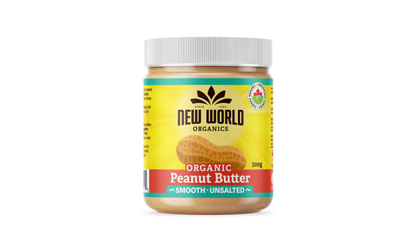 Organic Peanut Butter - Smooth, Unsalted