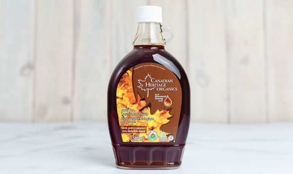Organic Maple Syrup - Grade A, Very Dark, Strong Taste