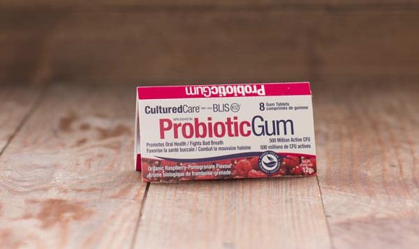Probiotic Gum with BlisK12 Raspberry/Pomegranate